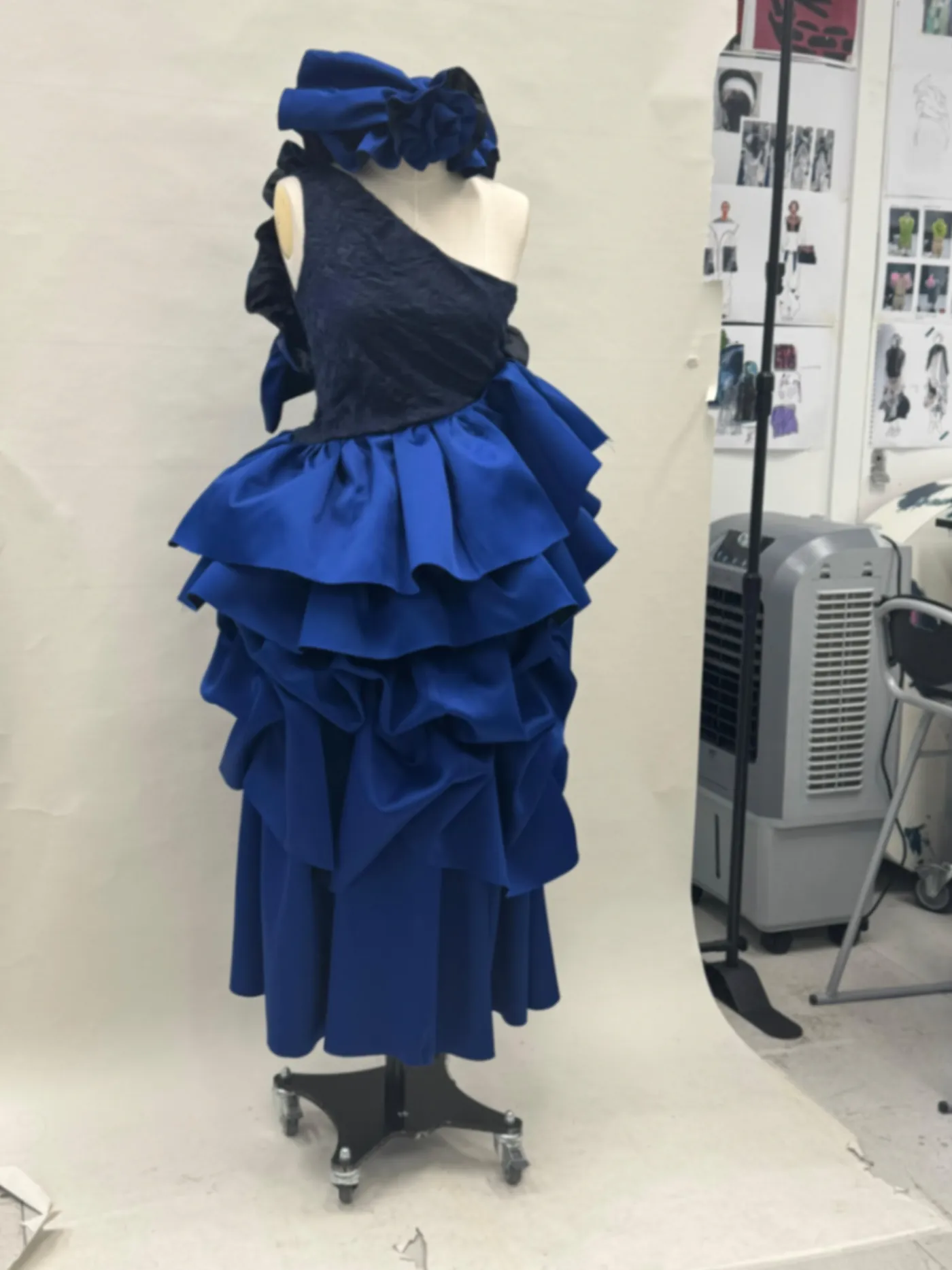 Sapphire ruffle gown — Sankofa