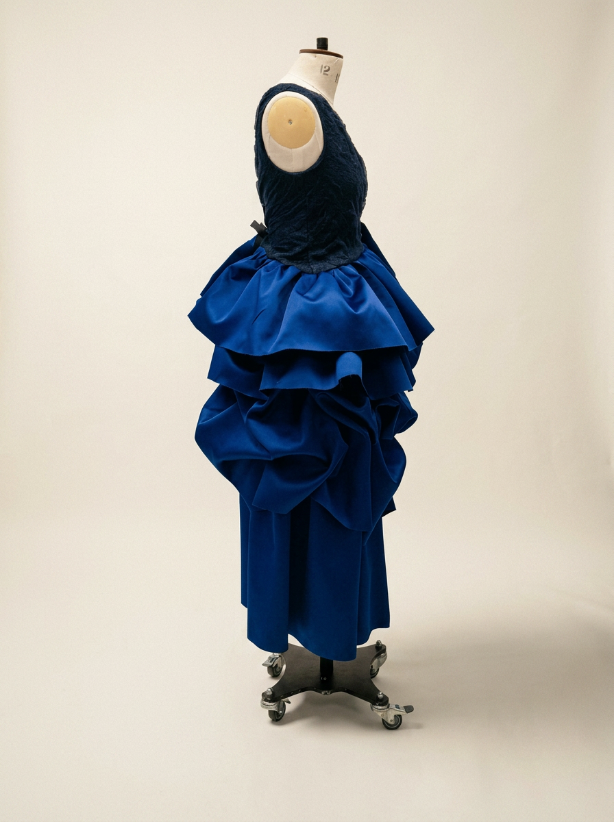 Sapphire dress — side